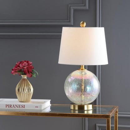 Riglan Table Lamp, Clear/Gold