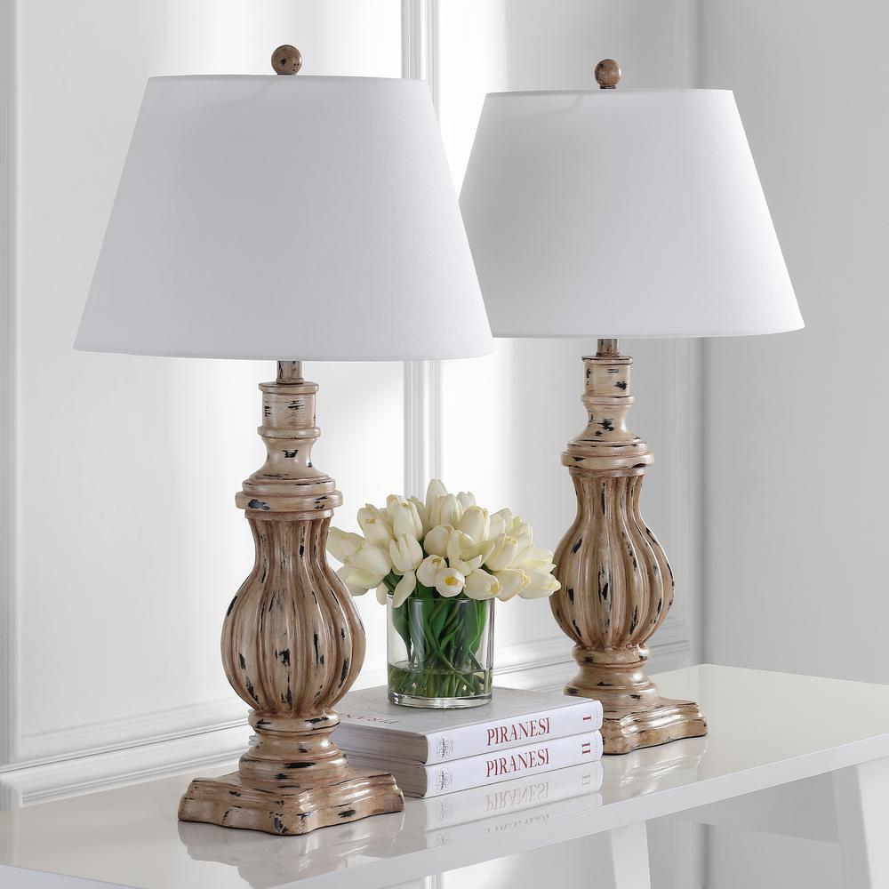 Tanner Table Lamp, Antique Brown