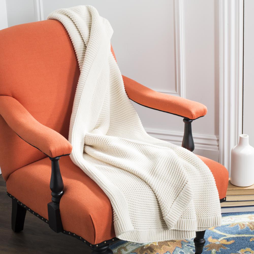 Snug Knit Throw, Natural