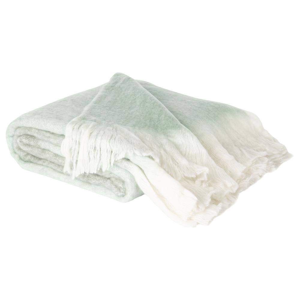 Kartia Throw, Grey/Aqua, THR608A-5872