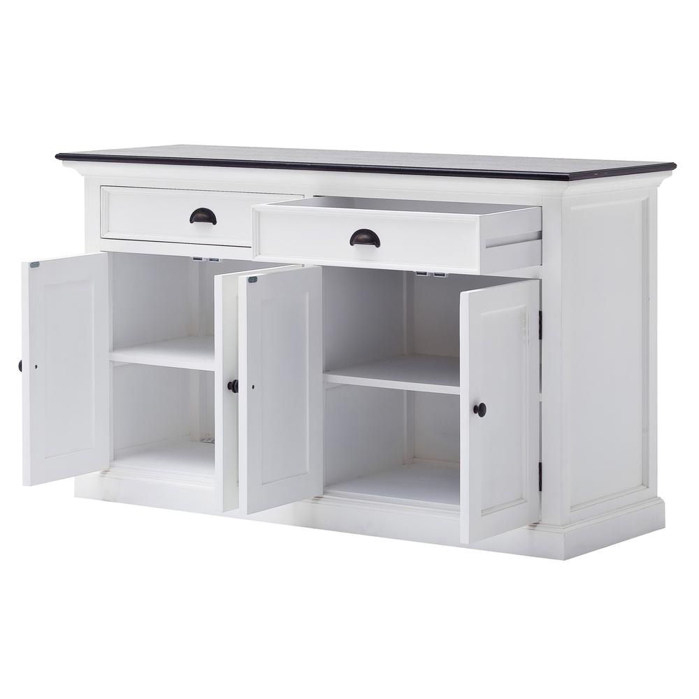 Halifax Contrast Classic White & Black Classic Buffet
