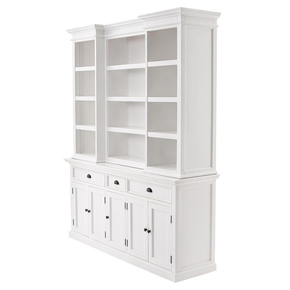 Classic White Kitchen Hutch Cabinet, Belen Kox