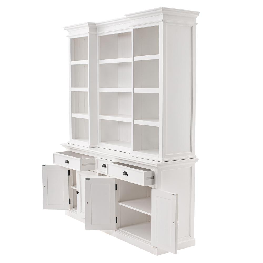 Classic White Kitchen Hutch Cabinet, Belen Kox
