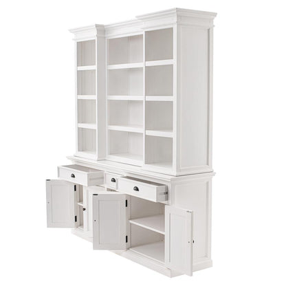 Classic White Kitchen Hutch Cabinet, Belen Kox