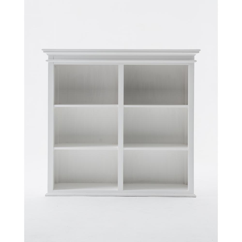 Halifax Classic White Buffet Hutch Unit with 6 Shelves