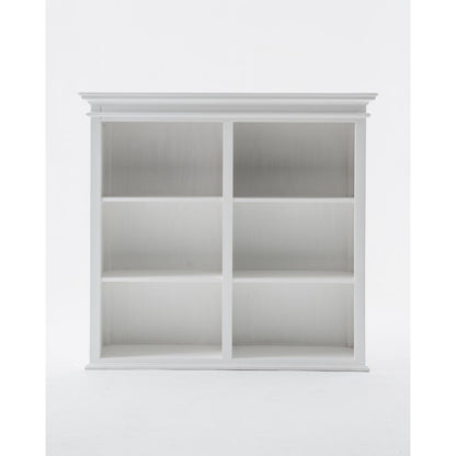 Halifax Classic White Buffet Hutch Unit with 6 Shelves
