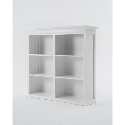 Halifax Classic White Buffet Hutch Unit with 6 Shelves