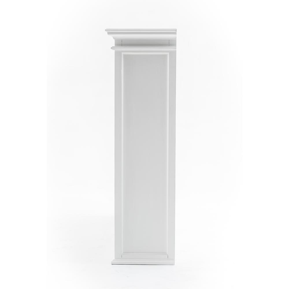 Halifax Classic White Buffet Hutch Unit with 6 Shelves