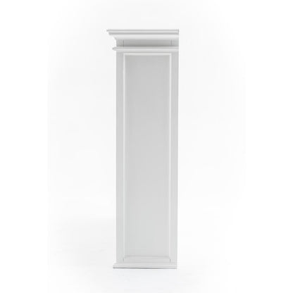 Halifax Classic White Buffet Hutch Unit with 6 Shelves