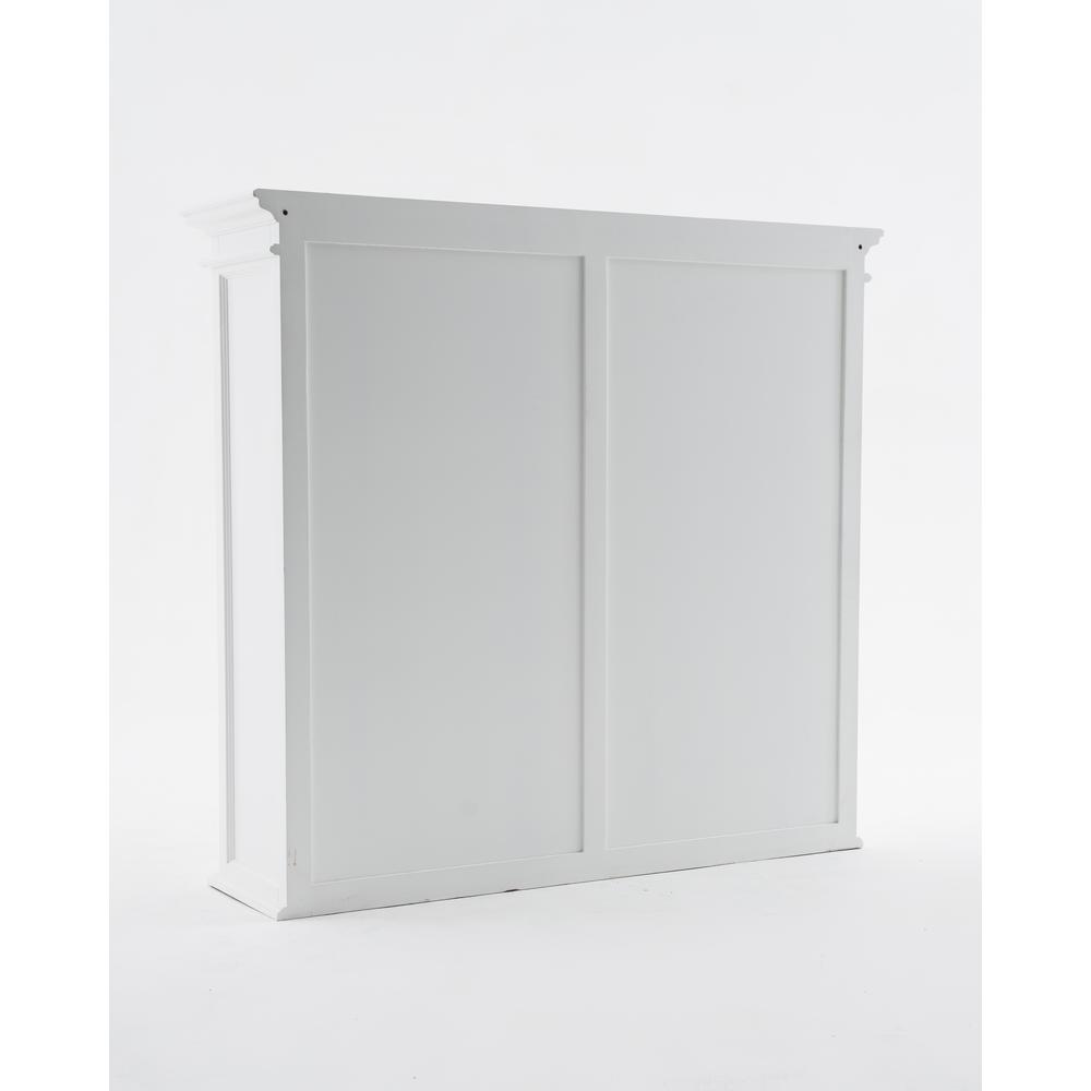 Halifax Classic White Buffet Hutch Unit with 6 Shelves