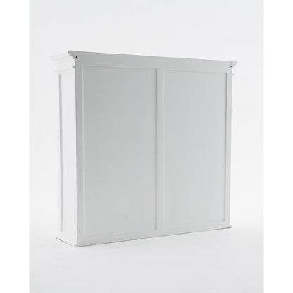 Halifax Classic White Buffet Hutch Unit with 6 Shelves