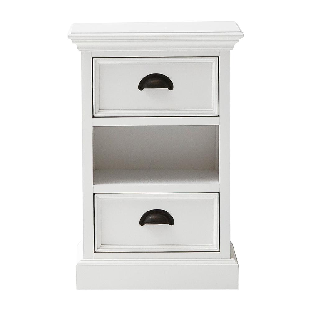 Classic White Bedside Storage Unit - The Charming Organizer, Belen Kox