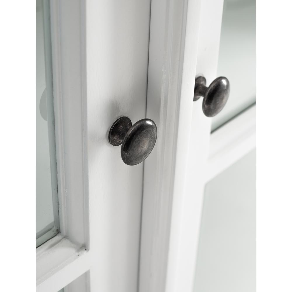 Halifax Classic White Double Vitrine