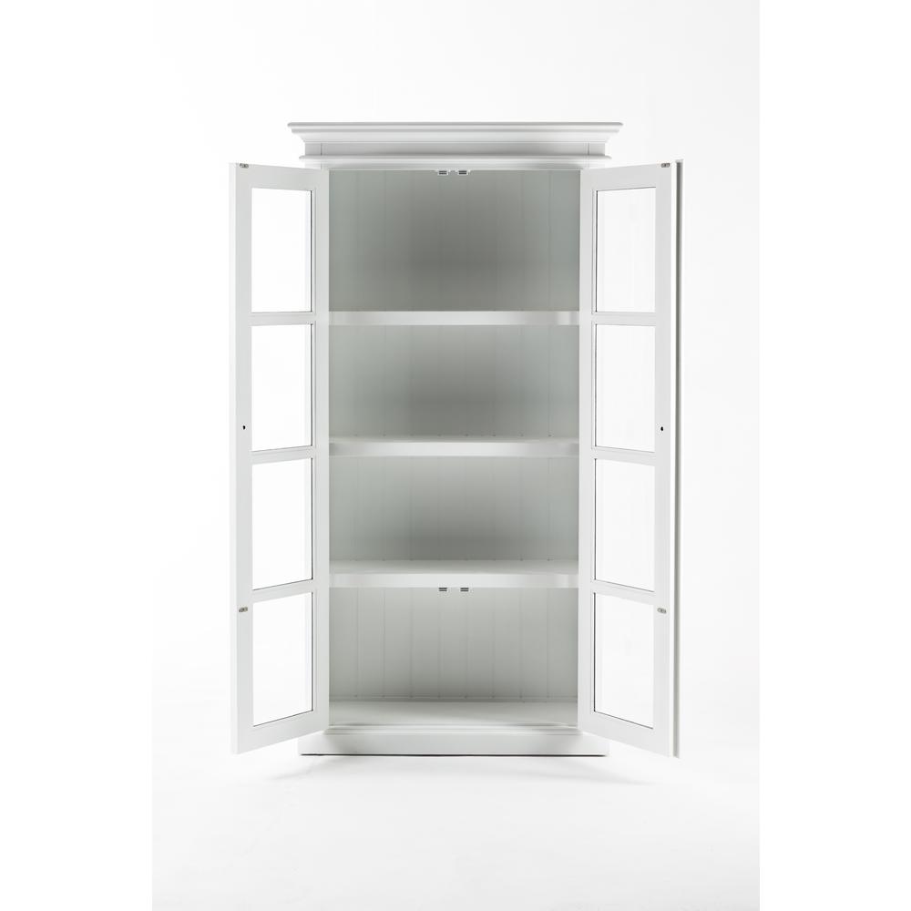 Halifax Classic White Double Vitrine