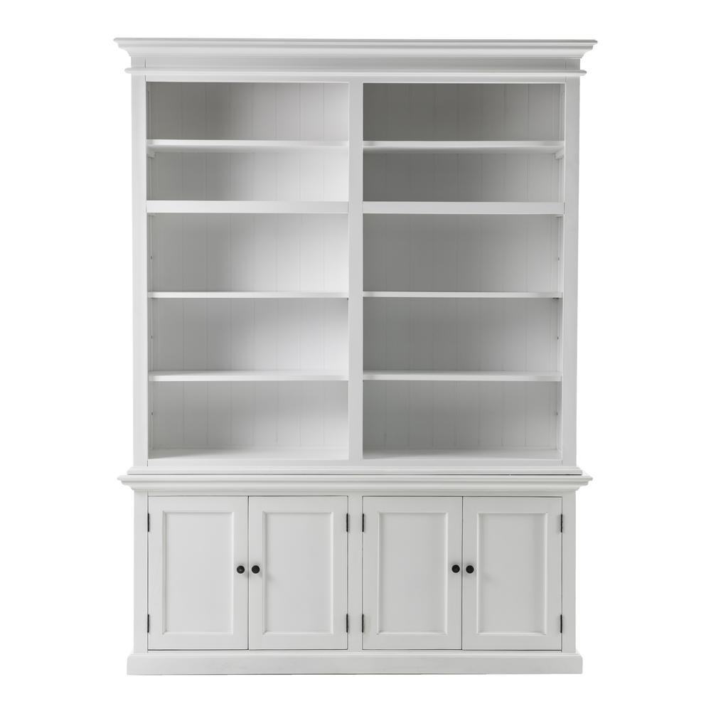 Classic White Double-Bay Storage Hutch, Belen Kox
