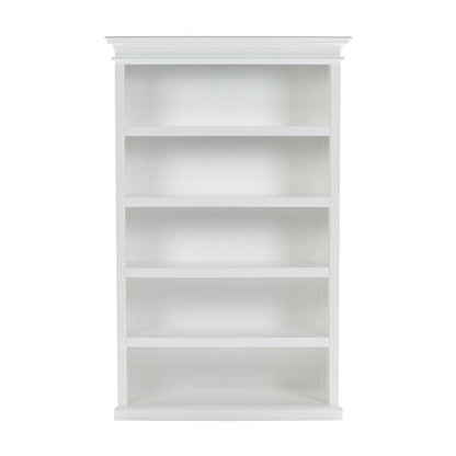 Classic White Bookcase with 5 Shelves - The Versatile Display Piece, Belen Kox