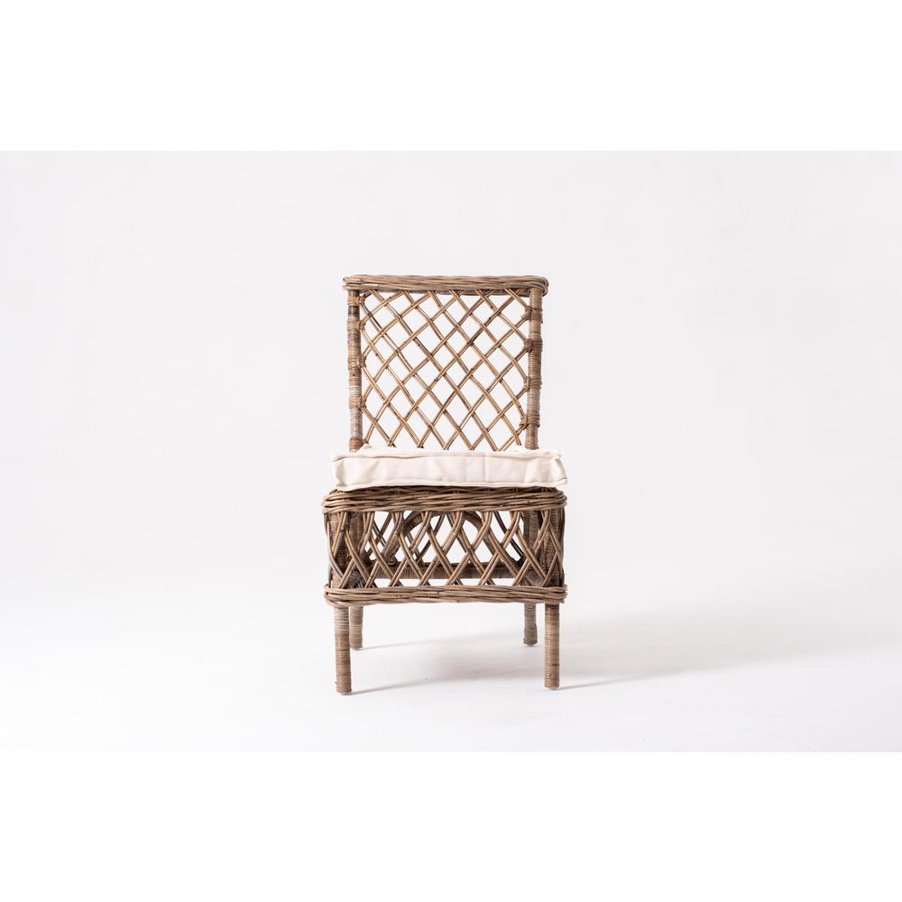 Wickerworks Natural Aristocrat Side Chair (Set of 2)