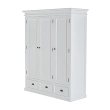 Classic White 3-Door Wardrobe, Belen Kox