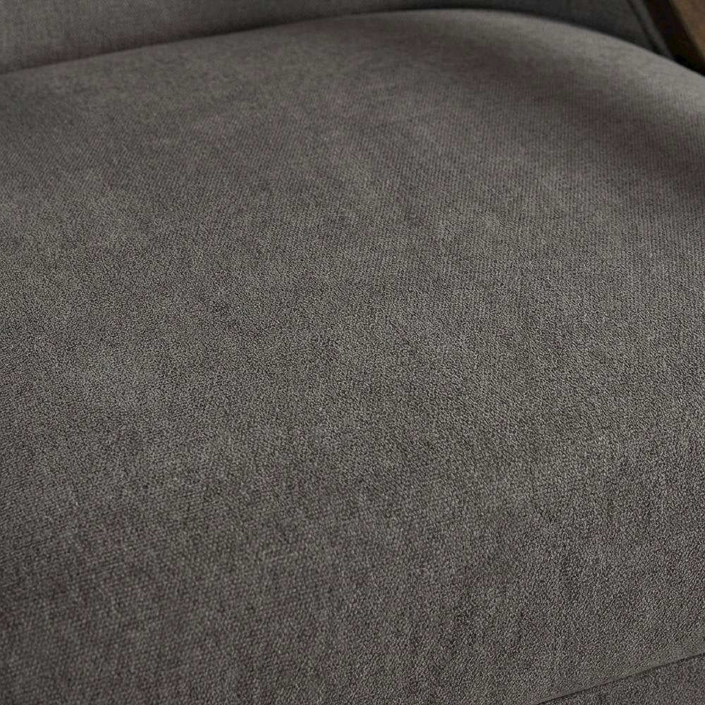 Transitional Upholstered Accent Chair with Spring Seat for Living Room,Gray