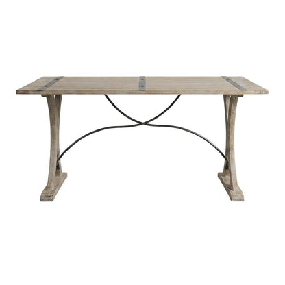 Farmhouse Folding Top Dining Table, Wood Kitchen and Dining Room Table,Beige
