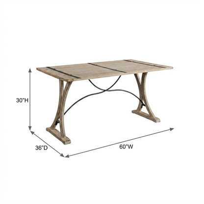 Farmhouse Folding Top Dining Table, Wood Kitchen and Dining Room Table,Beige