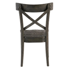 Farmhouse Wooden Side Chair, Rustic Dining Accent Chair for Kitchen Room,Brown
