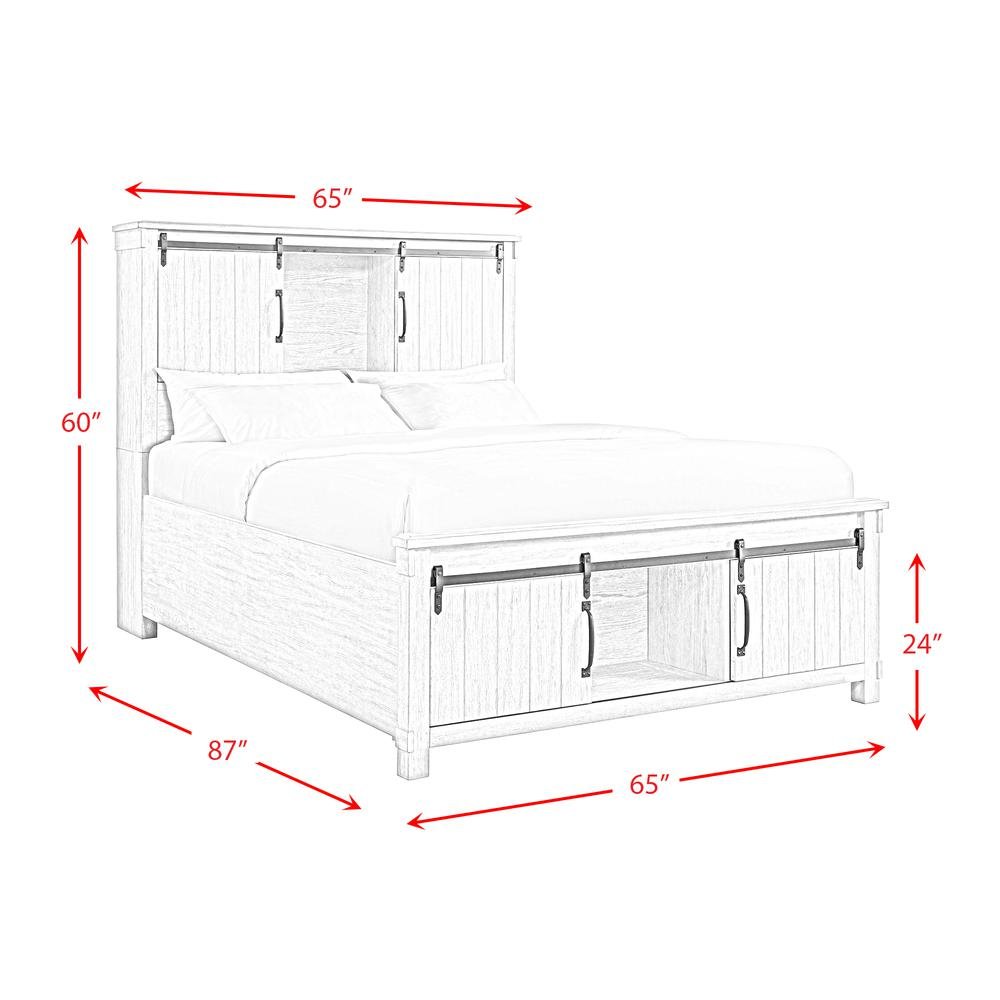 Jack Queen Platform Storage Bed