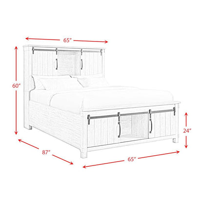 Jack Queen Platform Storage Bed