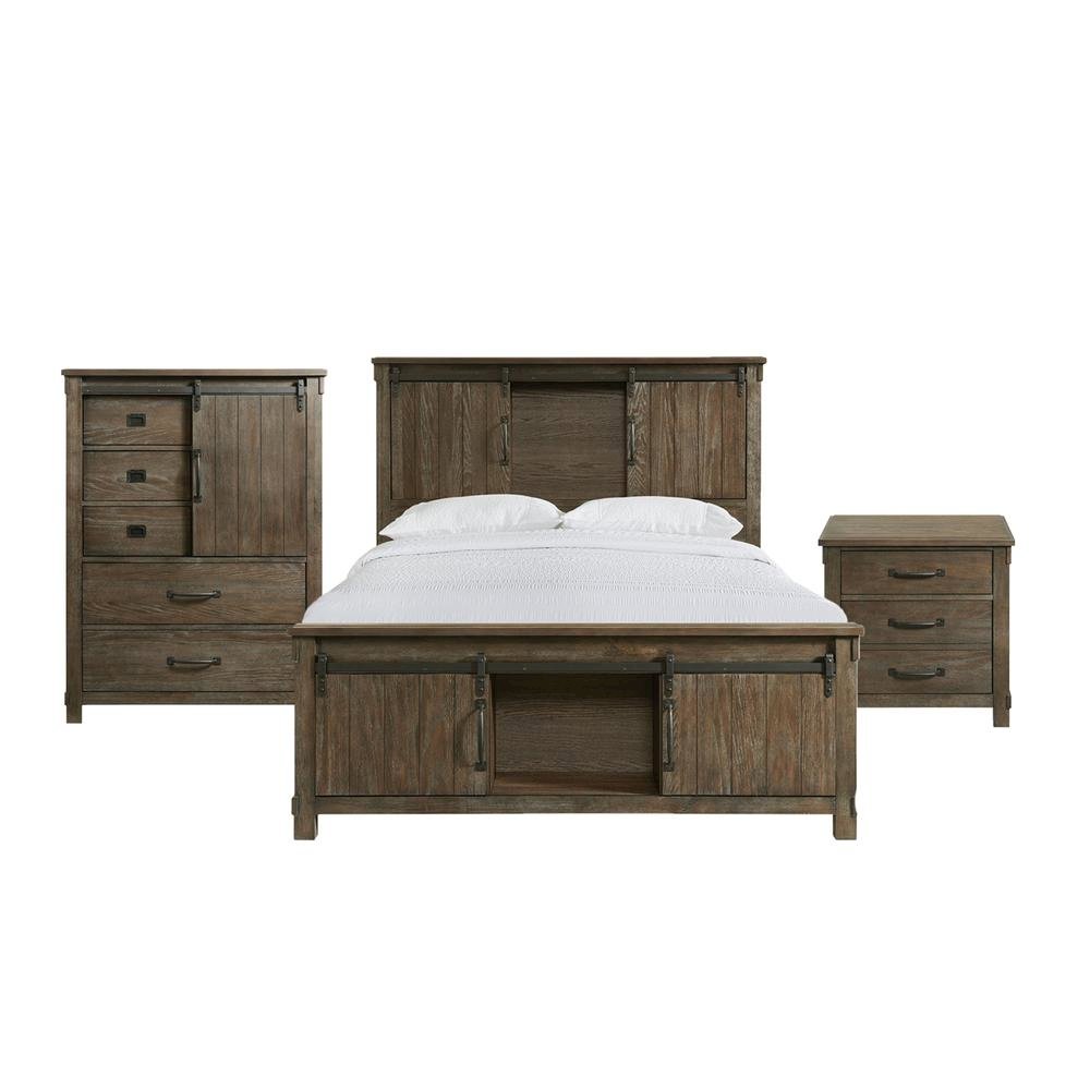 Jack Queen Platform Storage Bed