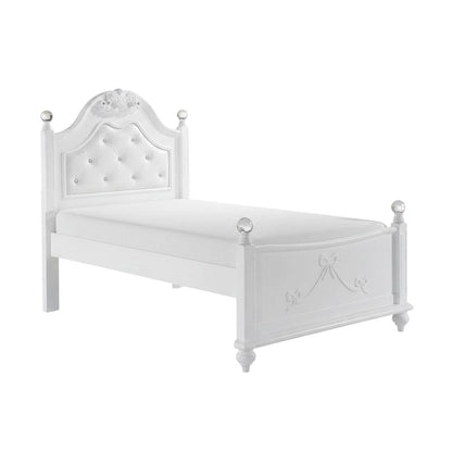 Twin Platform Bedroom Set, Traditional 3-Piece Bed Suite for Master Bedroom