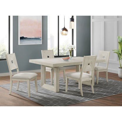 Rhiannon Dining Side Chair in Antique White (2 Per Carton)