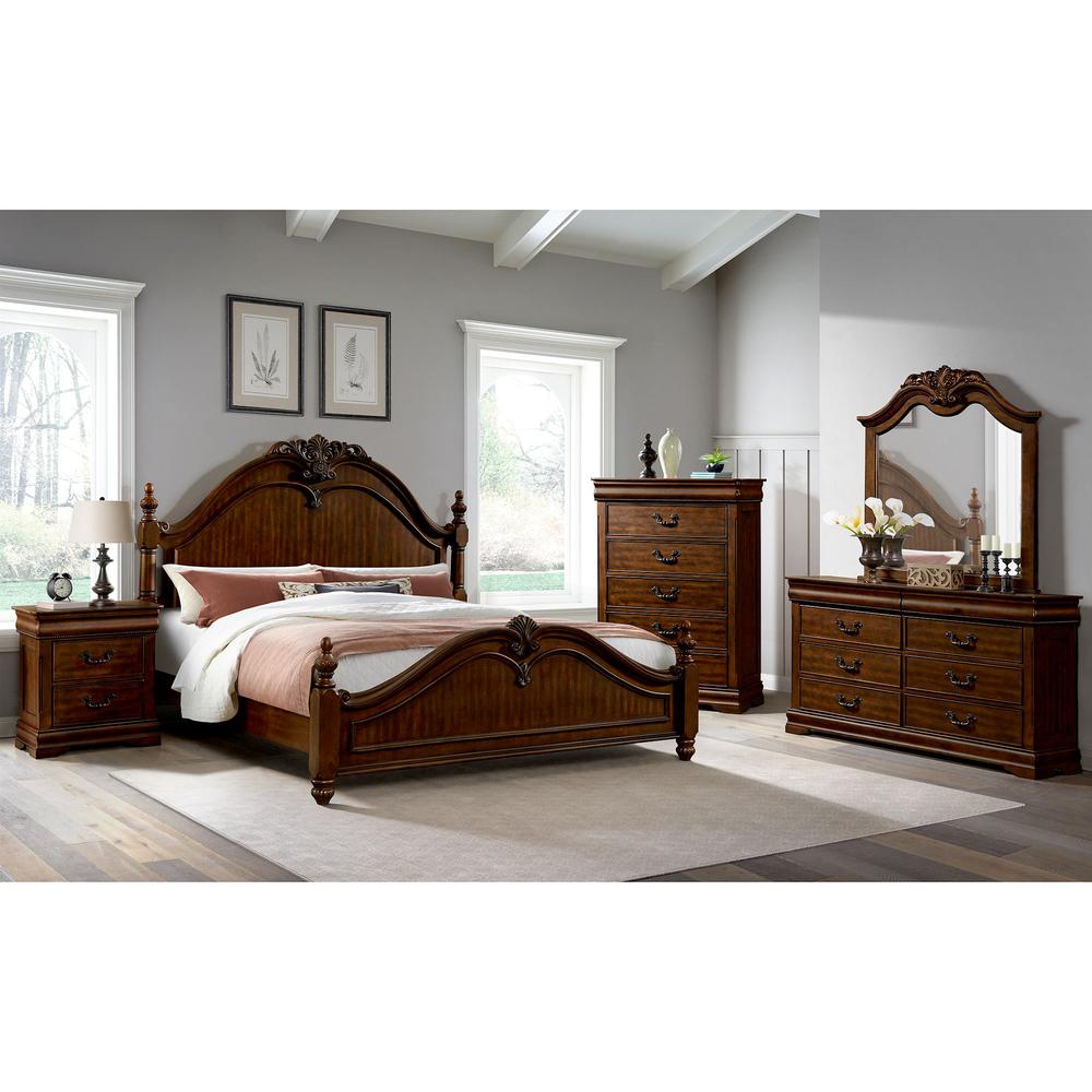 Coppola King Bed in Cherry