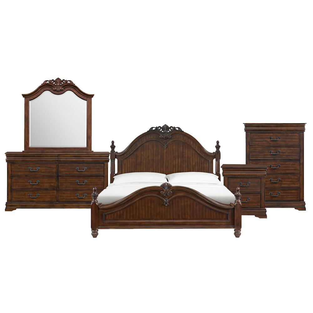 Coppola King Bed in Cherry