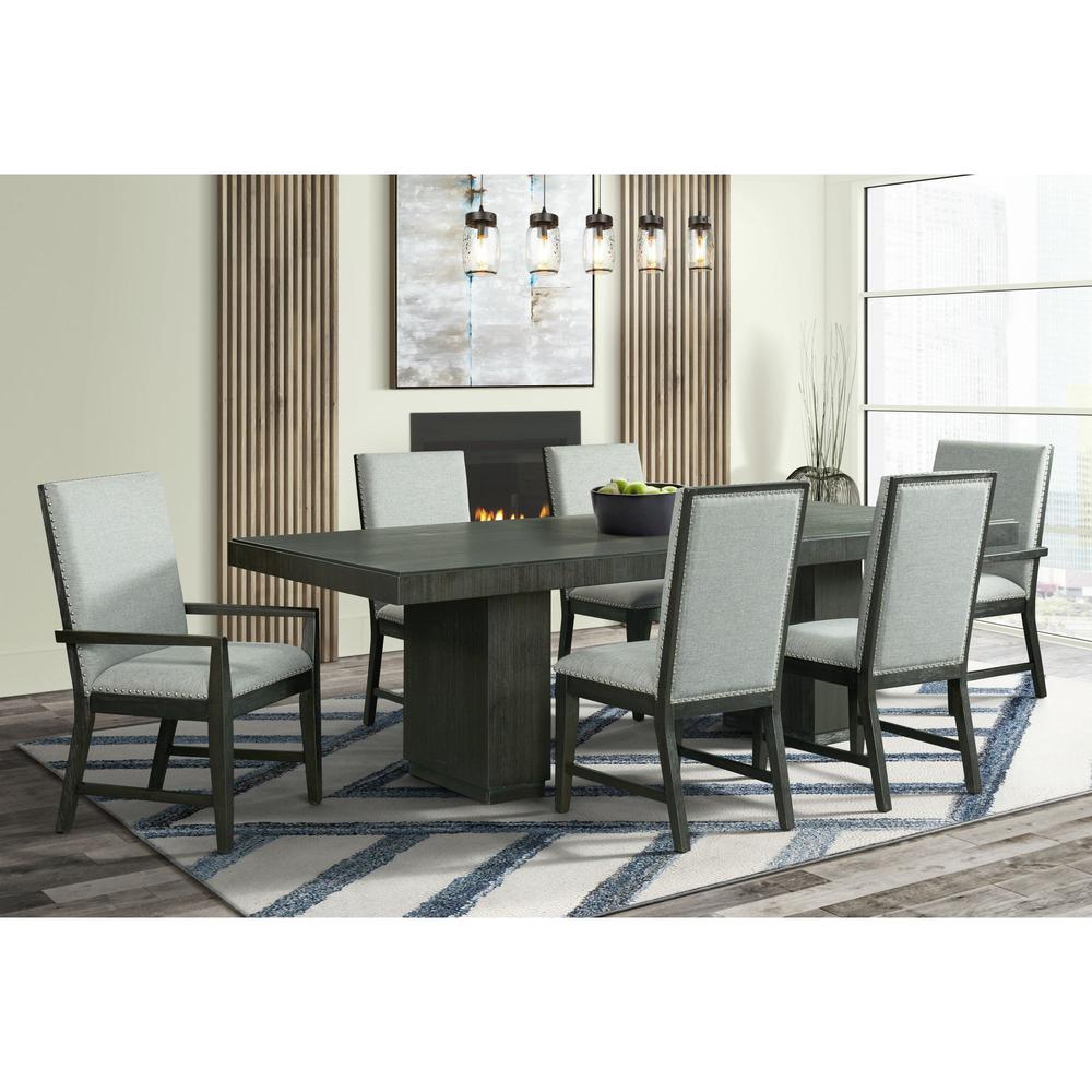 Holden Rectangular Standard Height Dining Table in Black