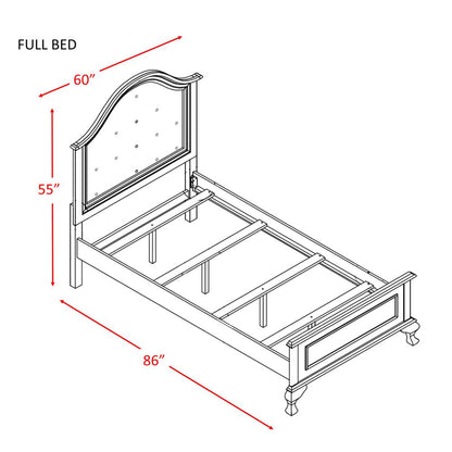 Jenna Full Panel w/ Trundle 3PC Bedroom Set