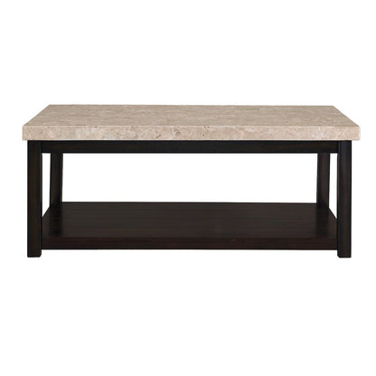 The Caleb Coffee Table with Marble Top