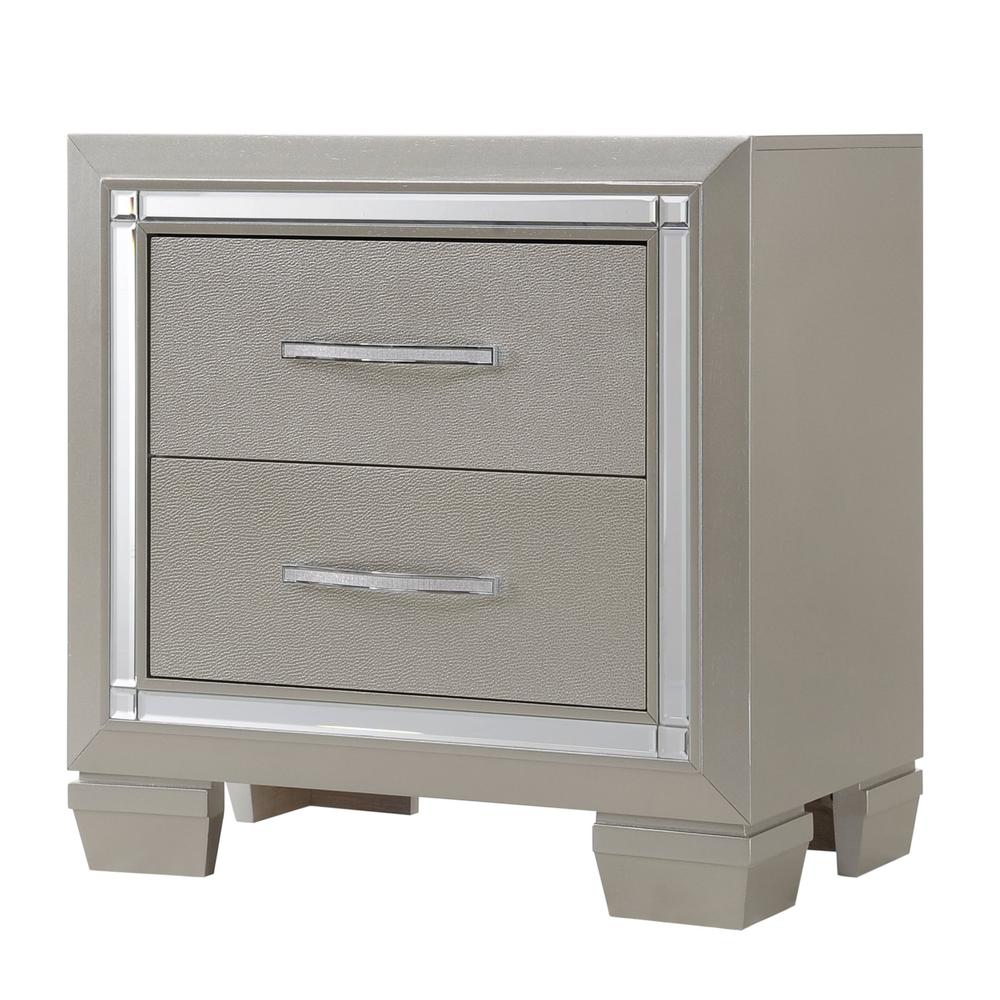 Glamour Queen Platform Storage  5PC Bedroom Set