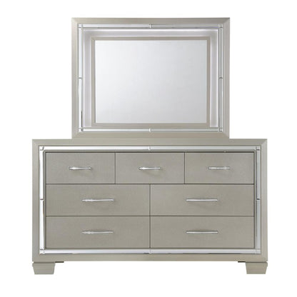 Glamour Queen Platform Storage  5PC Bedroom Set