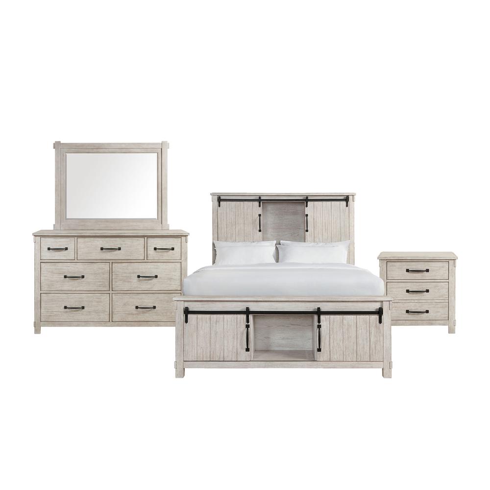 Jack Queen Platform Storage 4PC Bedroom Set