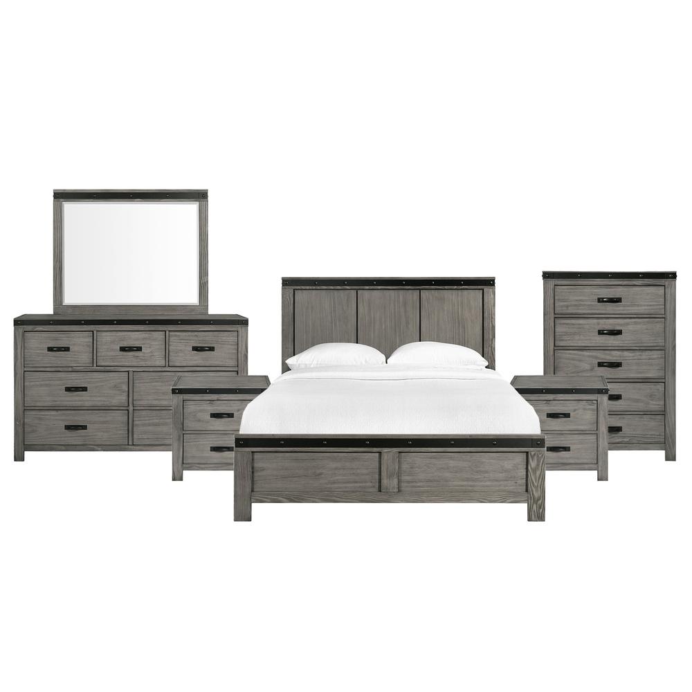 Montauk King Panel 6PC Bedroom Set