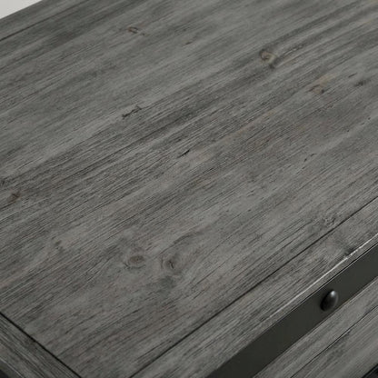 2-Drawer Nightstand with Dovetail Drawers, Transitional Bedside Table,Gray