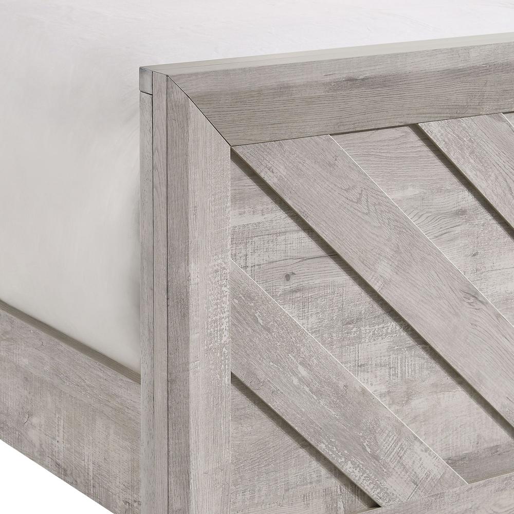 Keely Queen Panel 3PC Bedroom Set in White