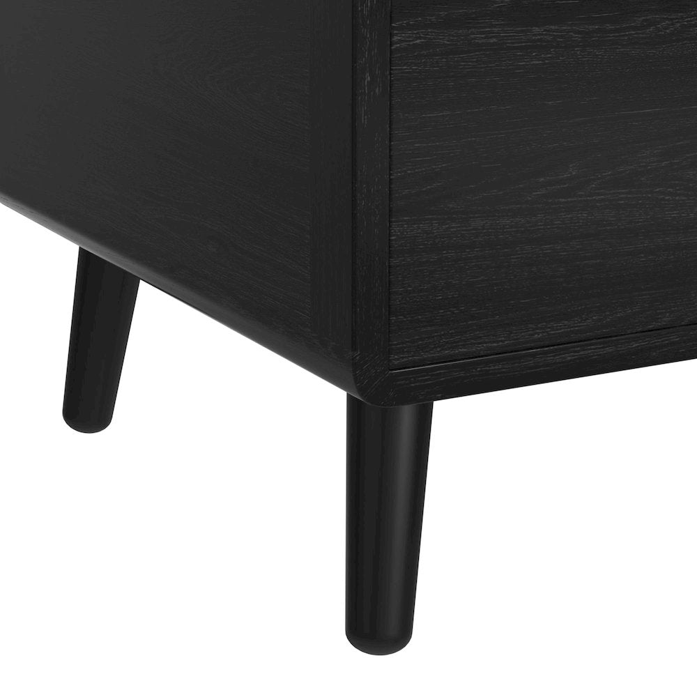 Halo Square Smart End table in Black