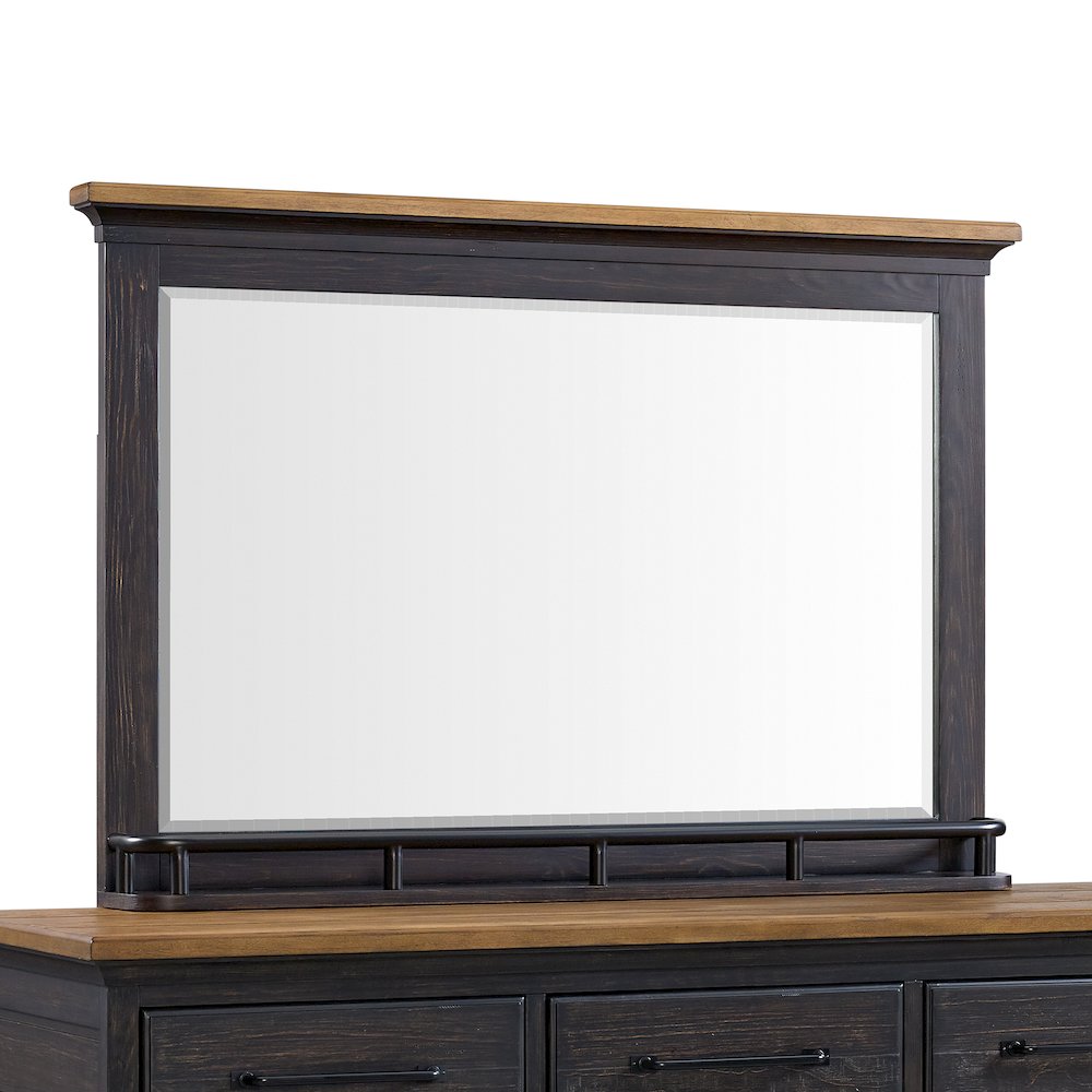 Johnshaven  Queen Storage 5PC Bedroom Set in Espresso & Brown