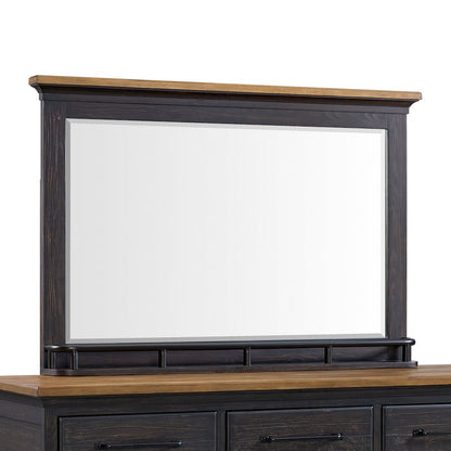 Johnshaven  Queen Storage 5PC Bedroom Set in Espresso & Brown