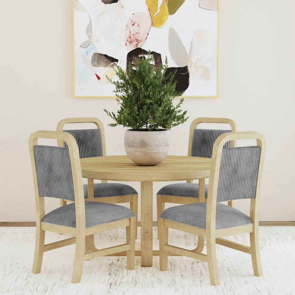 Ridgemont Round Dining Table in Natural