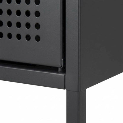 Modern Nightstand with USB Charging Port, Bedside End Table for Bedroom,Gray