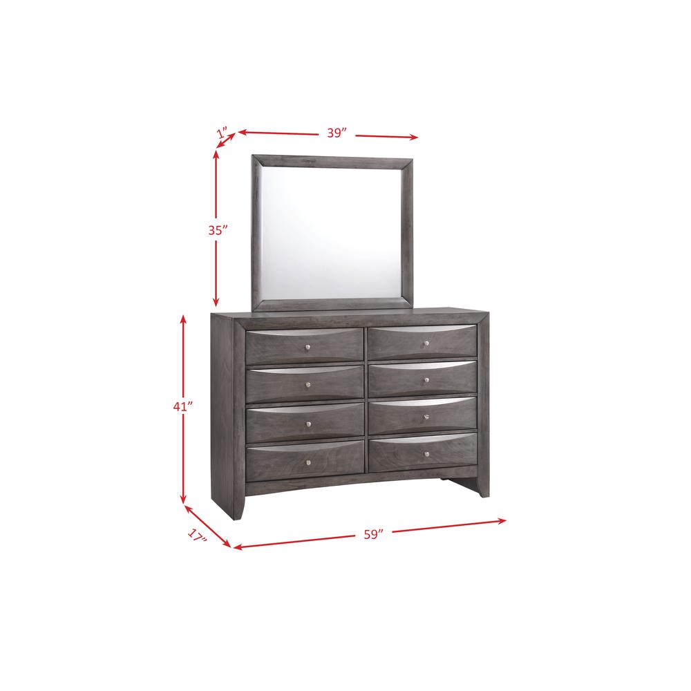 Madison Queen Storage 6PC Bedroom Set