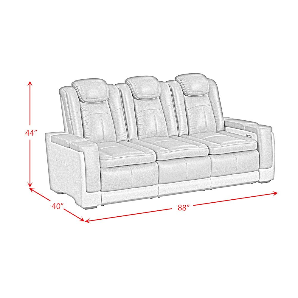 Niven 2PC Living Room Set in Rocky Grey/Brown-Sofa & Loveseat