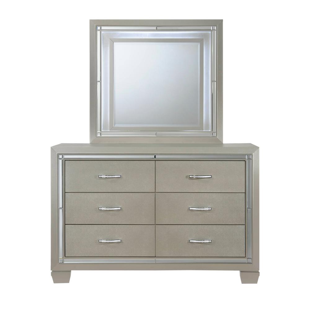 Glamour Youth Twin Platform 6PC Bedroom Set